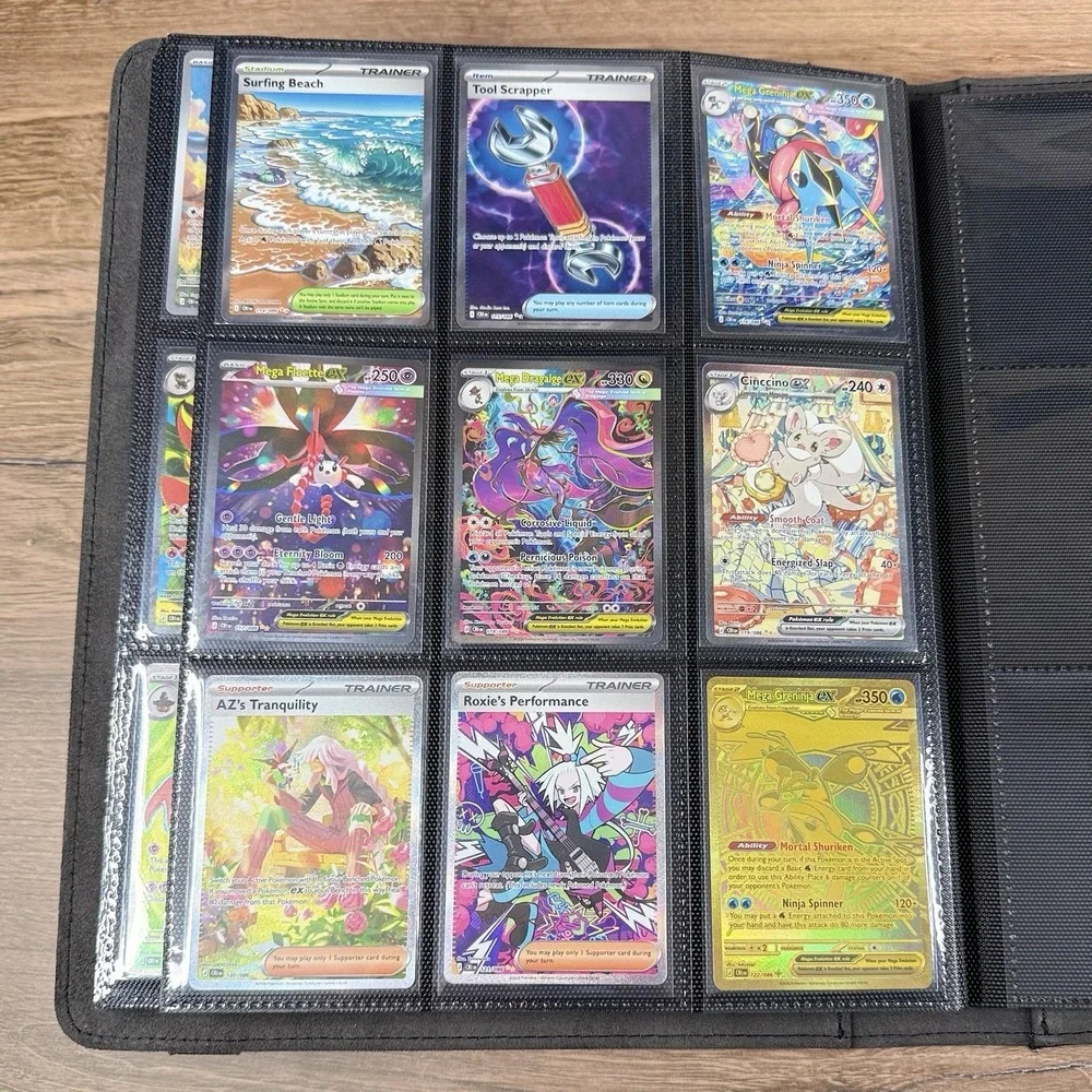 Pokemon Chaos Rising Complete Master Set 100% Plus Gamegenic Binder Included